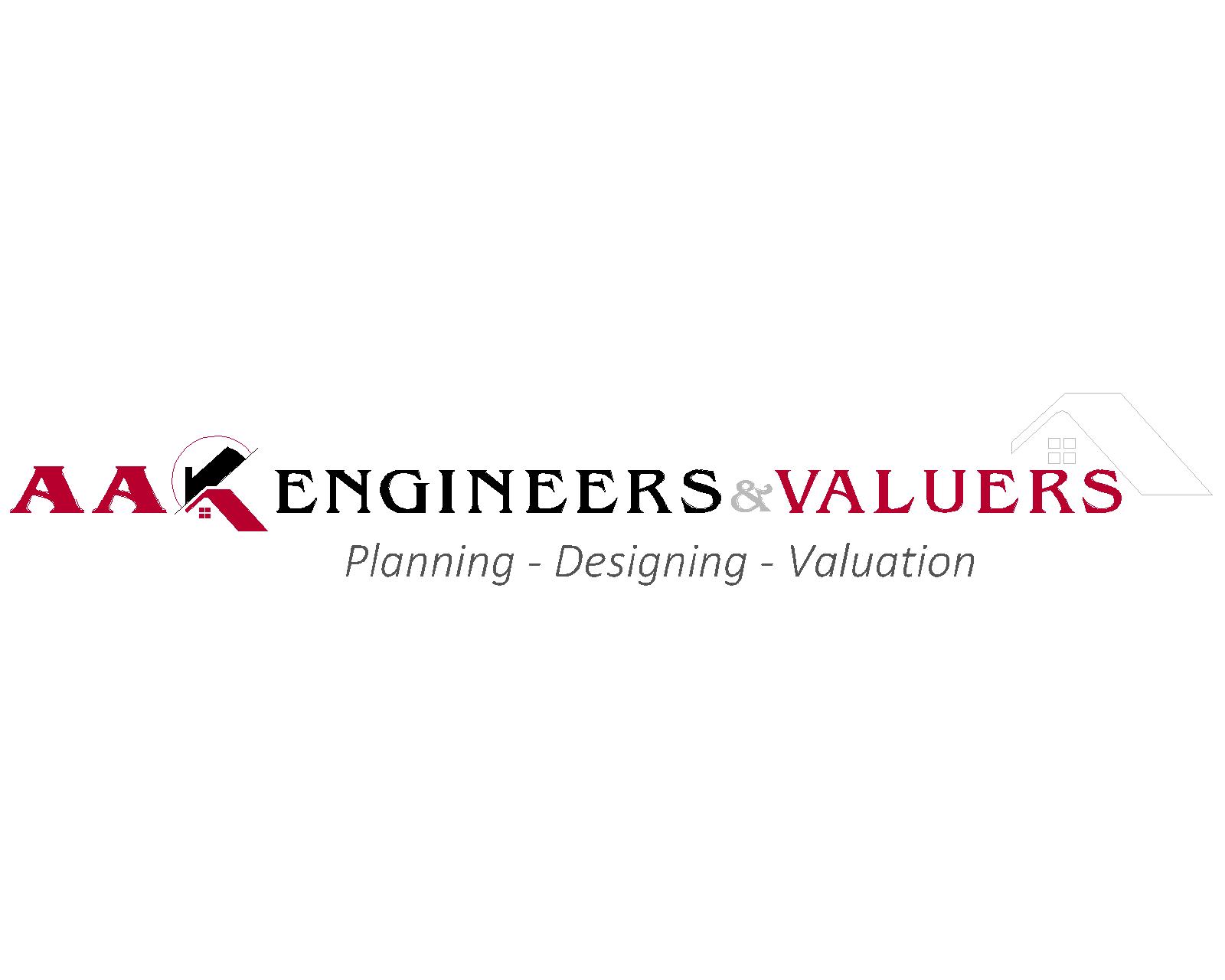 AAK Engineers & Valuers wordmark in red and black